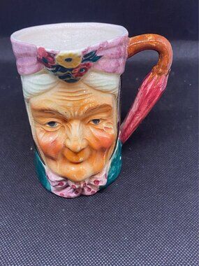 Toby Mug Old Lady Creamer OCCUPIED JAPAN